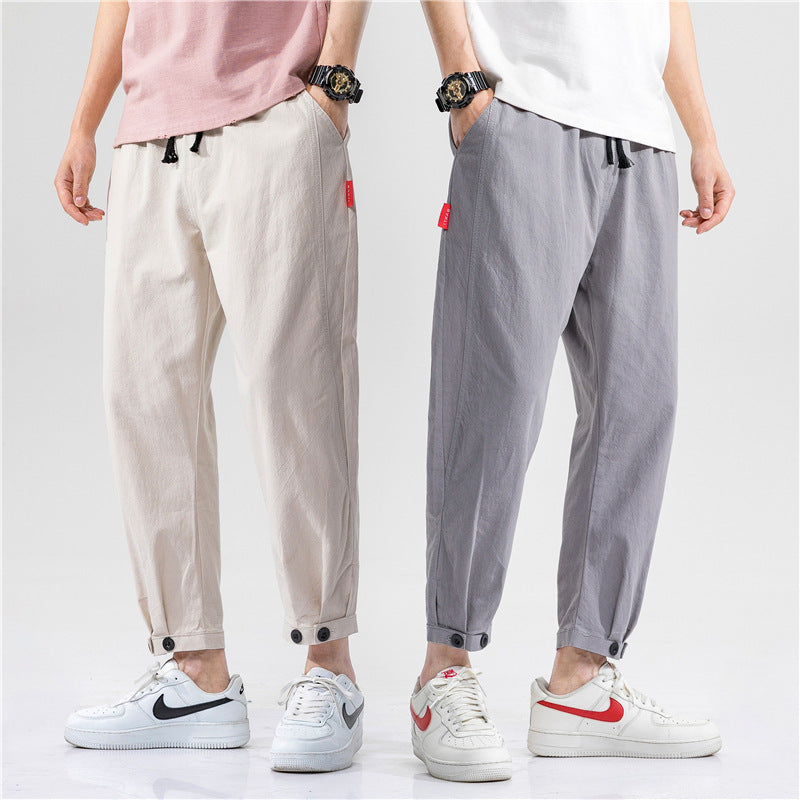 Theo – Pantalon ajusté en coton