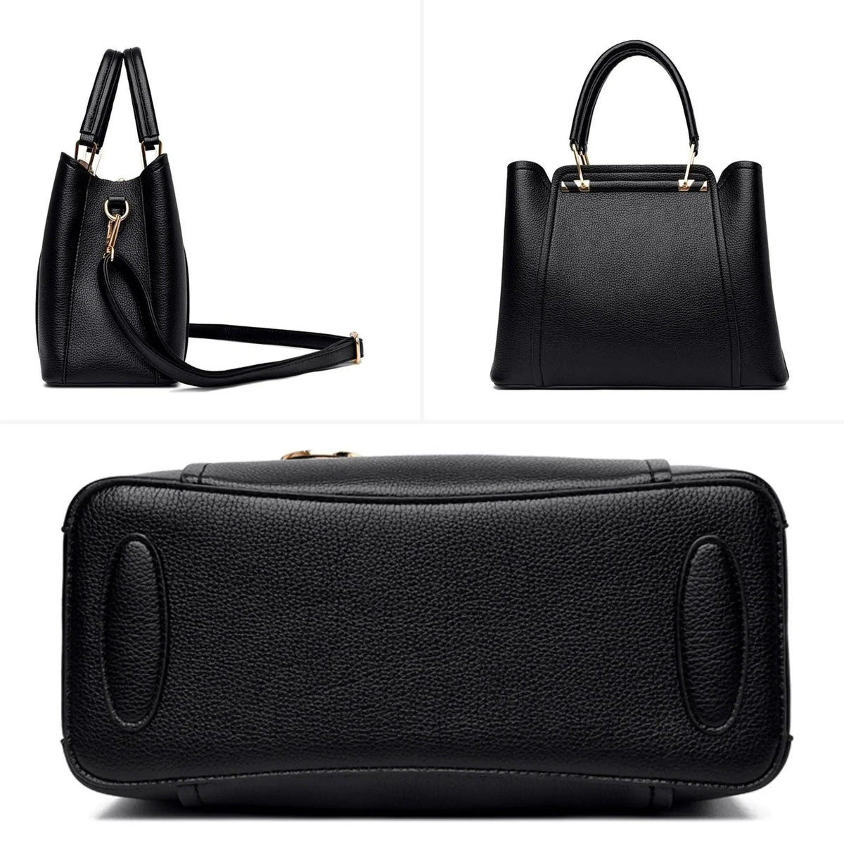 Luxurious Leather Crossbody Bag - Style Couer