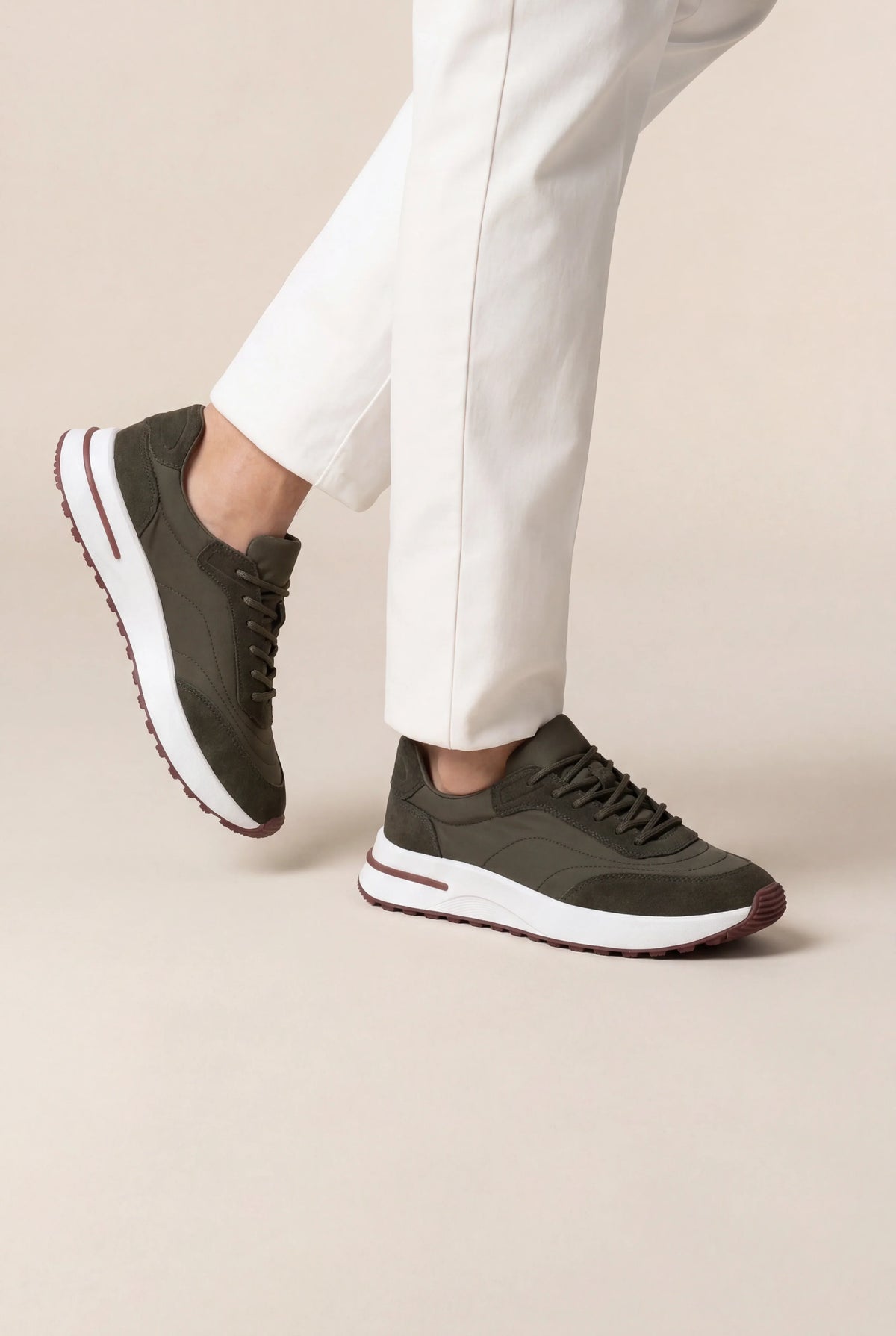 Sneaker vert olive