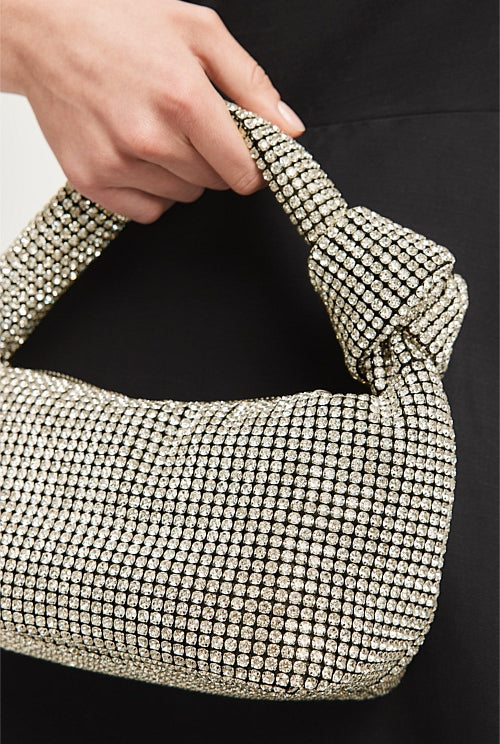 Sac baguette scintillant Fabiana