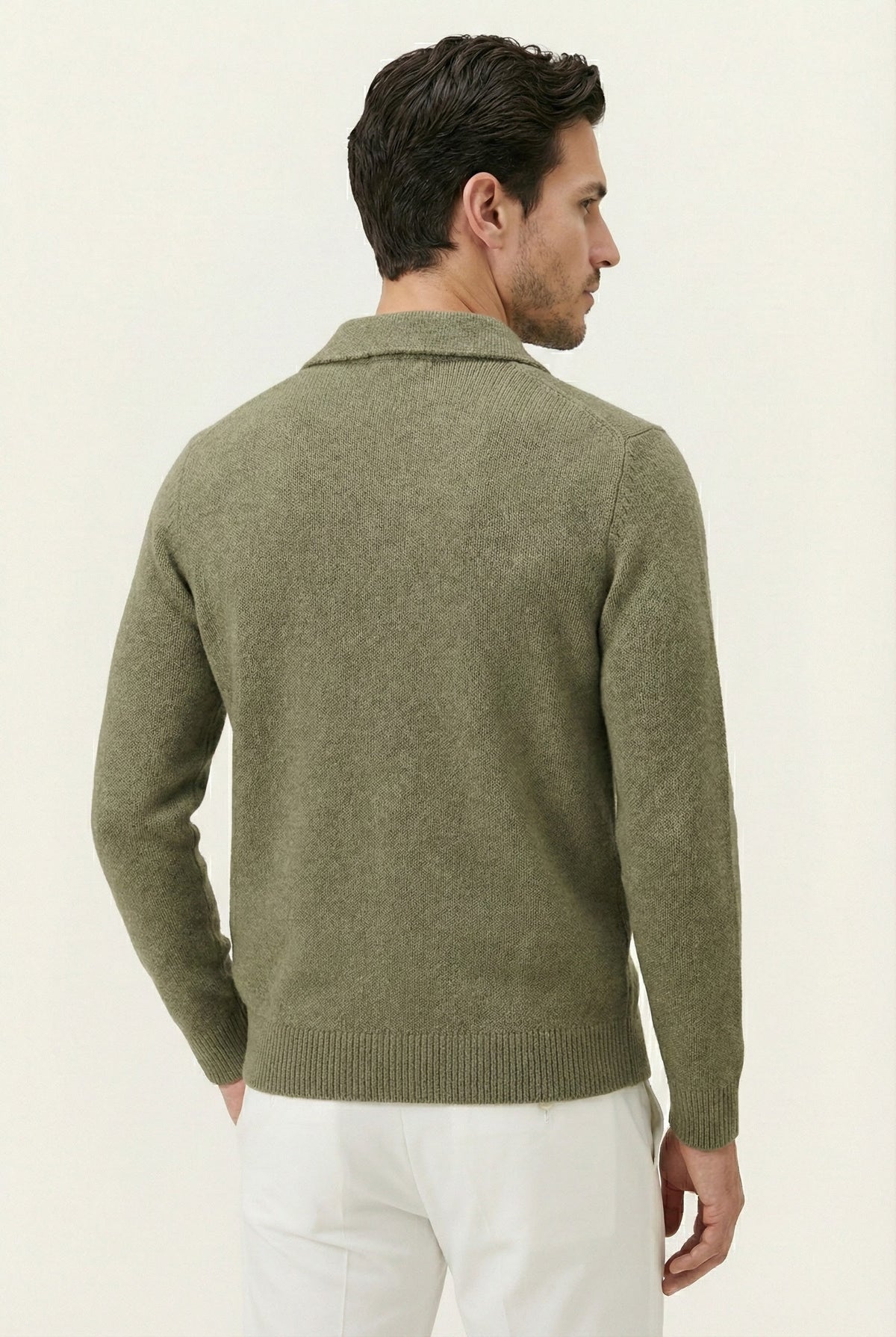 Gilet en maille Santio vert