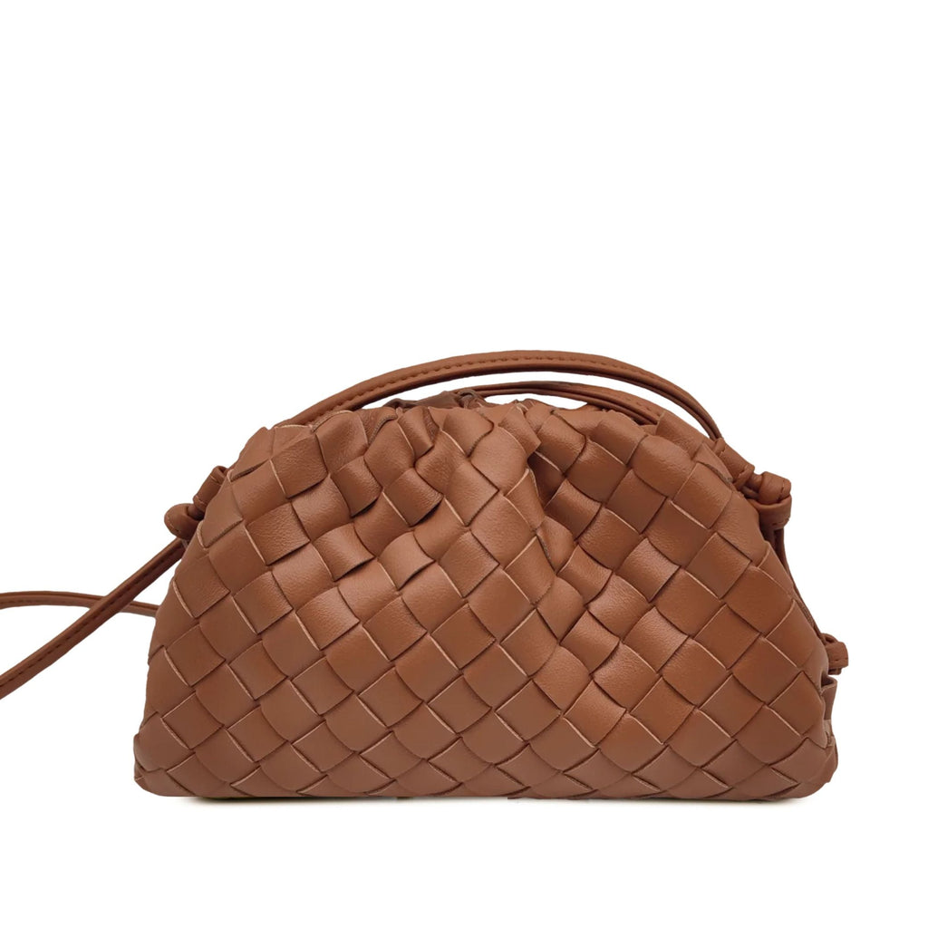Sac pochette tressé Wendy