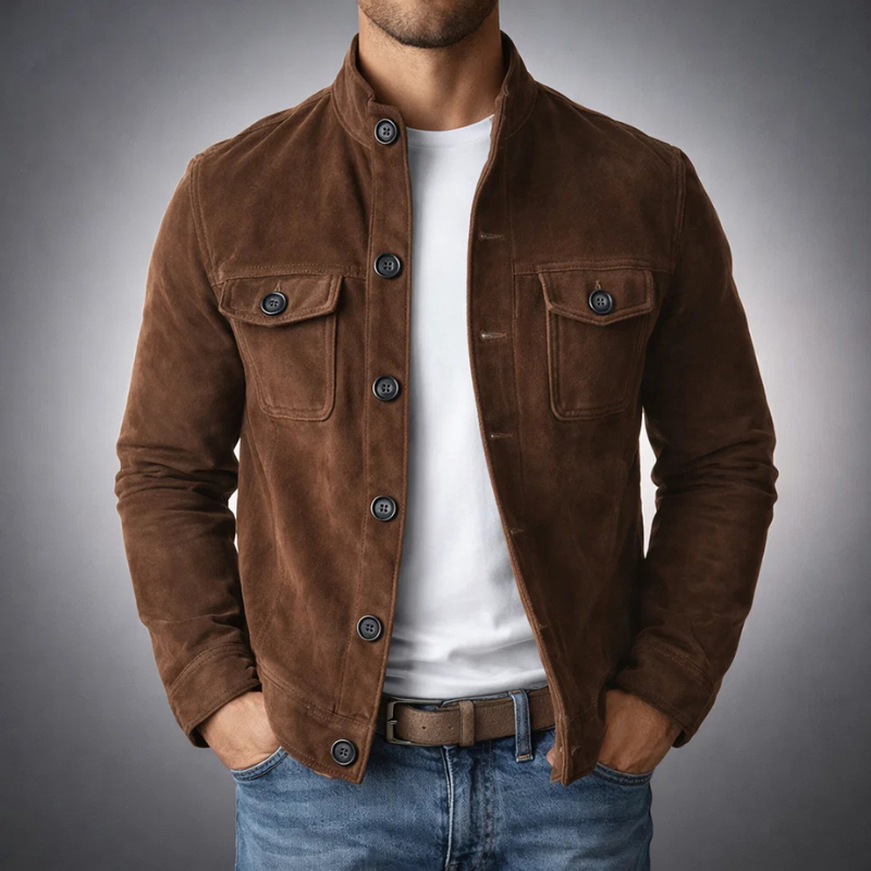 Tommaso | Blouson en daim premium