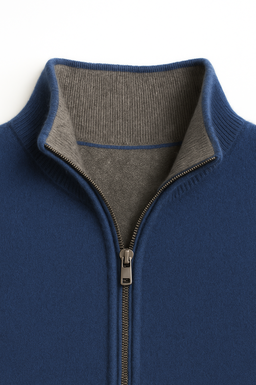 Veste zippée réversible Georgio bleu marine