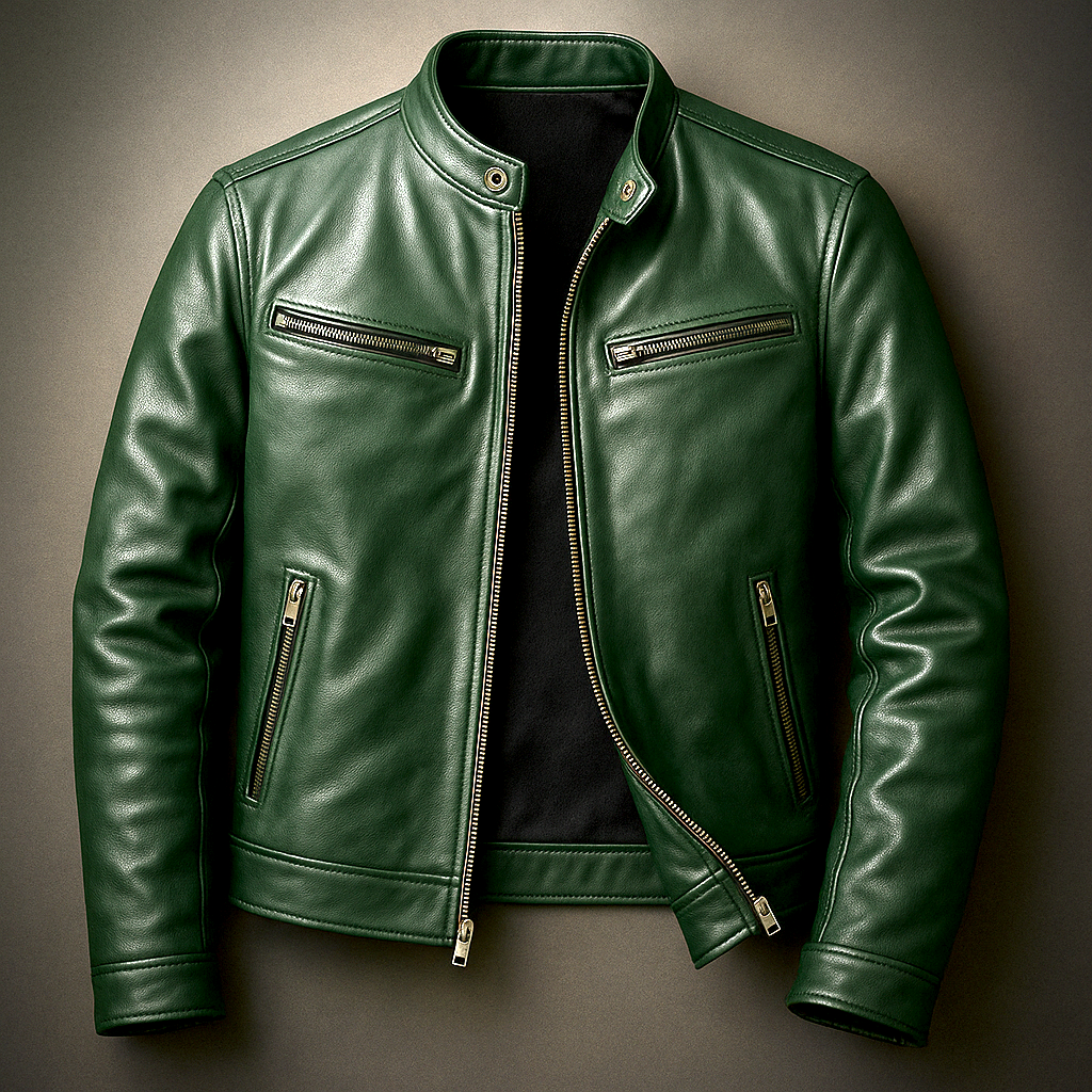 Guido | Veste en cuir vintage