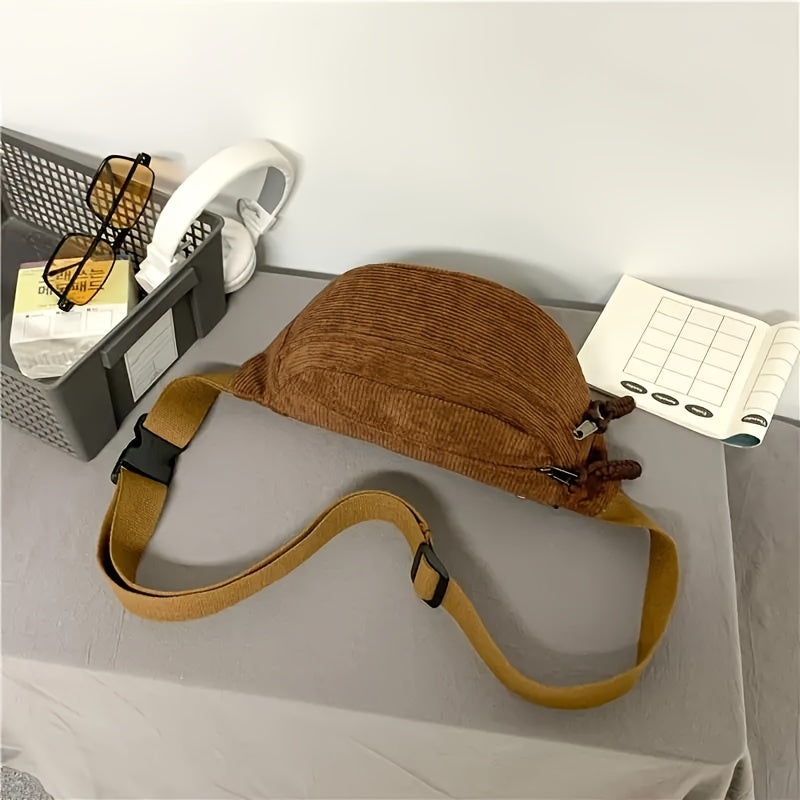 Petra | Sac bandoulière en velours côtelé