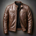 Guido | Veste en cuir vintage