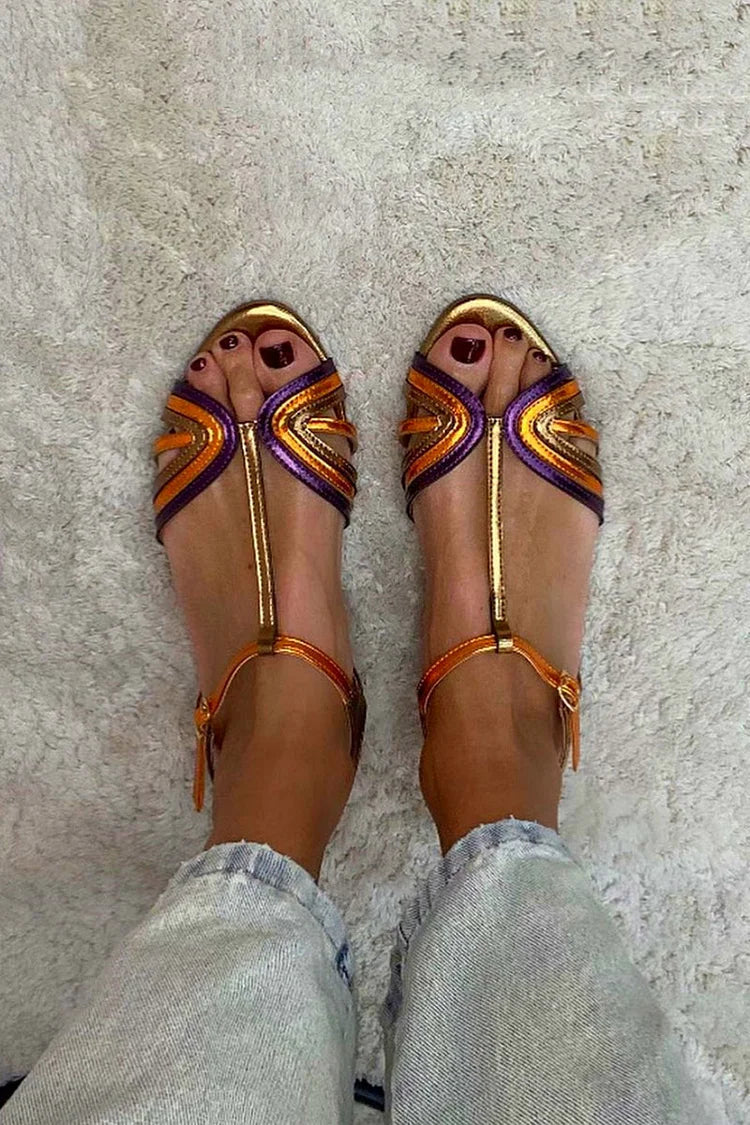 Viviana | Sandalen Mittelmeerfarben