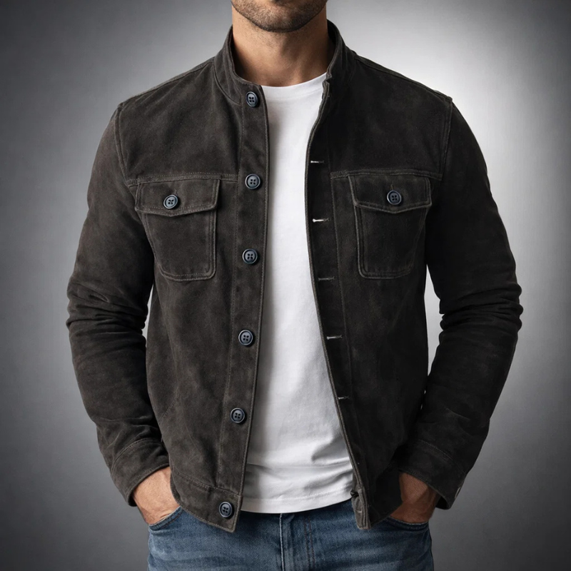 Tommaso | Blouson en daim premium