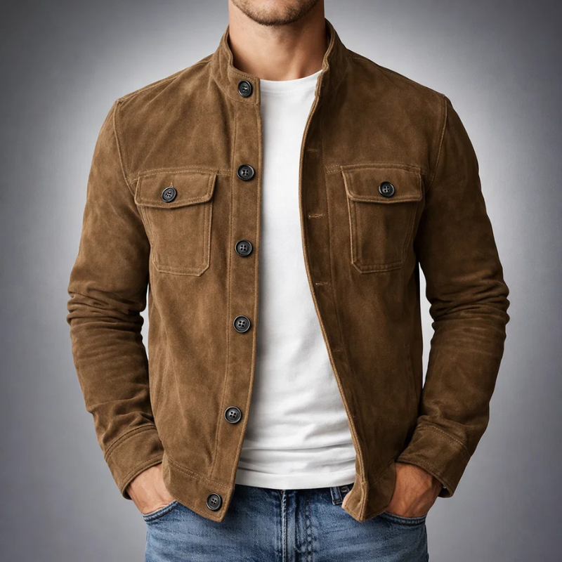 Tommaso | Blouson en daim premium