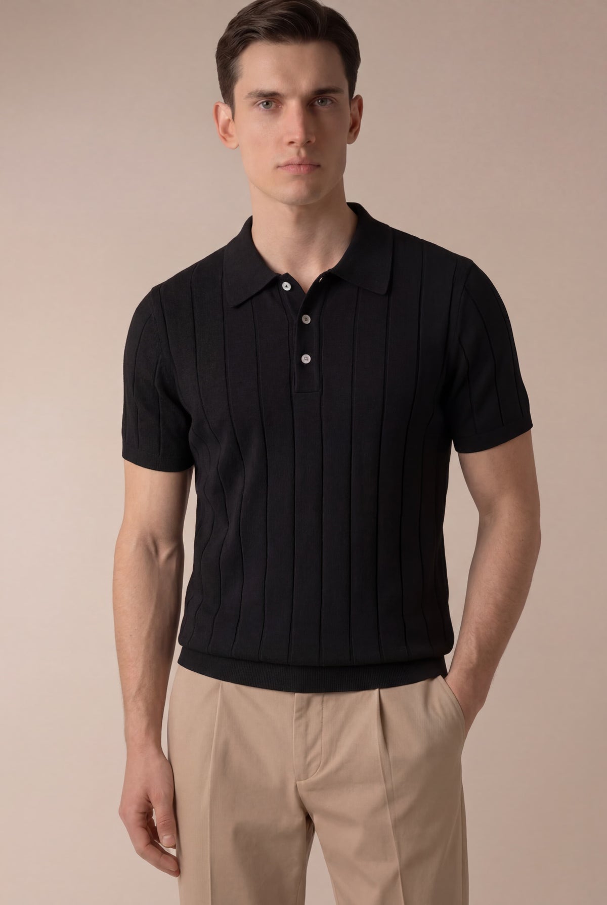 Black Venezia Polo