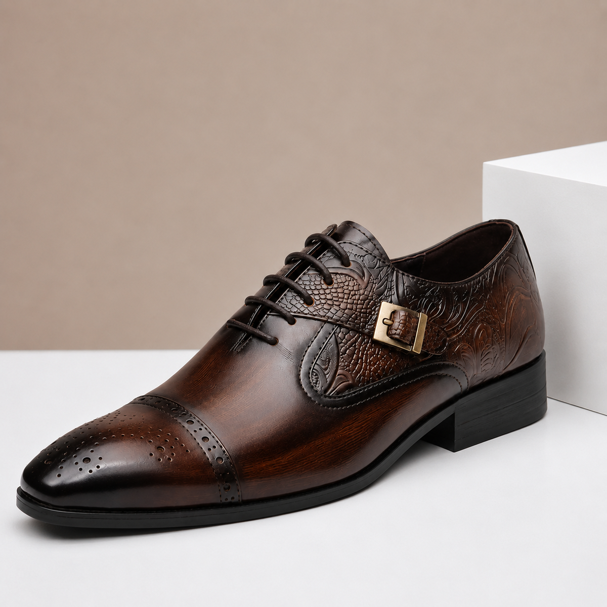 Chaussures Habillées Valerio en Cuir Véritable