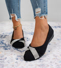 Marzia | Chaussures orthopédiques à légère compensée et strass