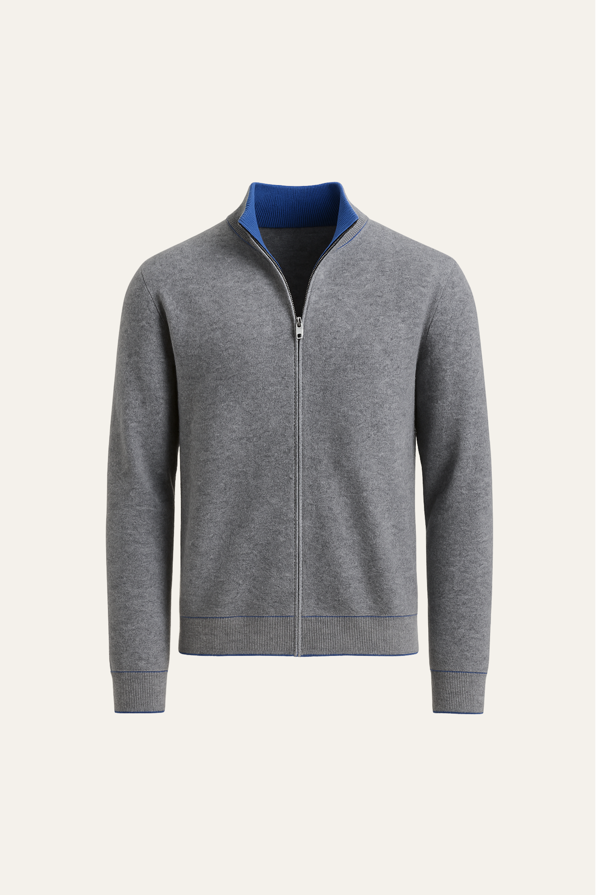 Veste zippée réversible Georgio bleu marine