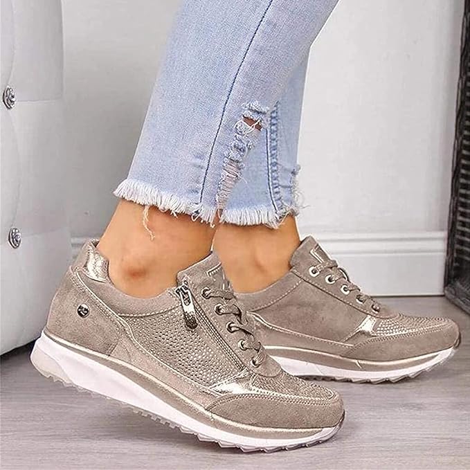 Martina – Chaussures confort à fermeture zippée