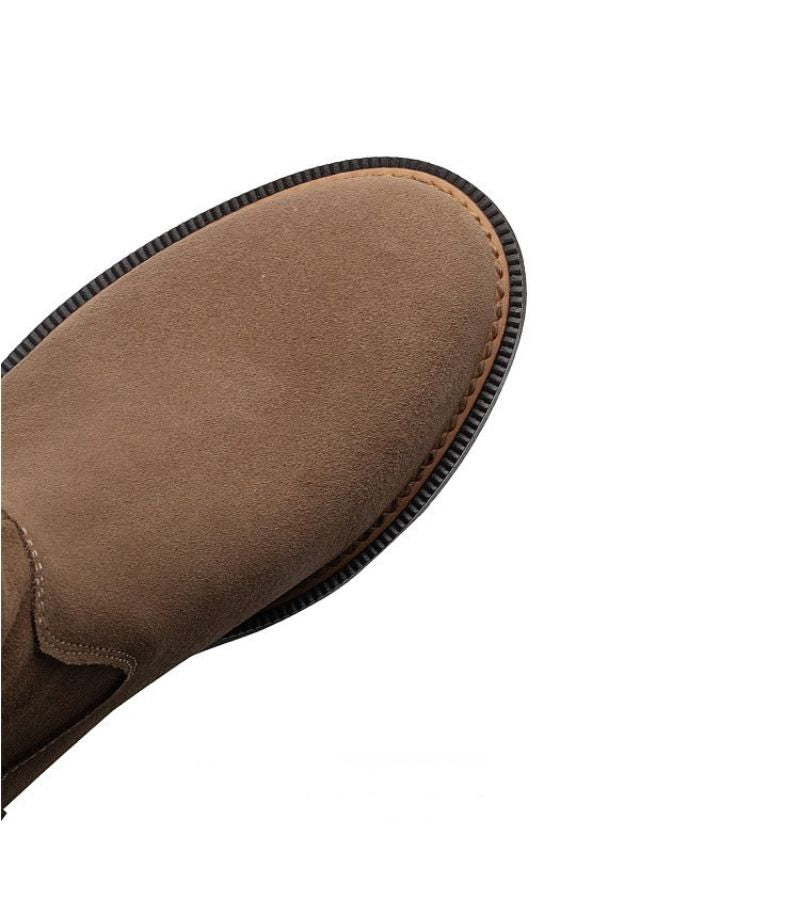 Rodeo | Bottines 100 % cuir velours et semelle en tendon de bœuf