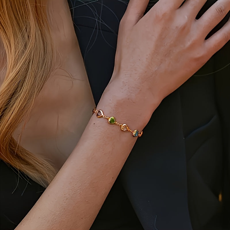 Marilou | Armband mit bunten Herzen