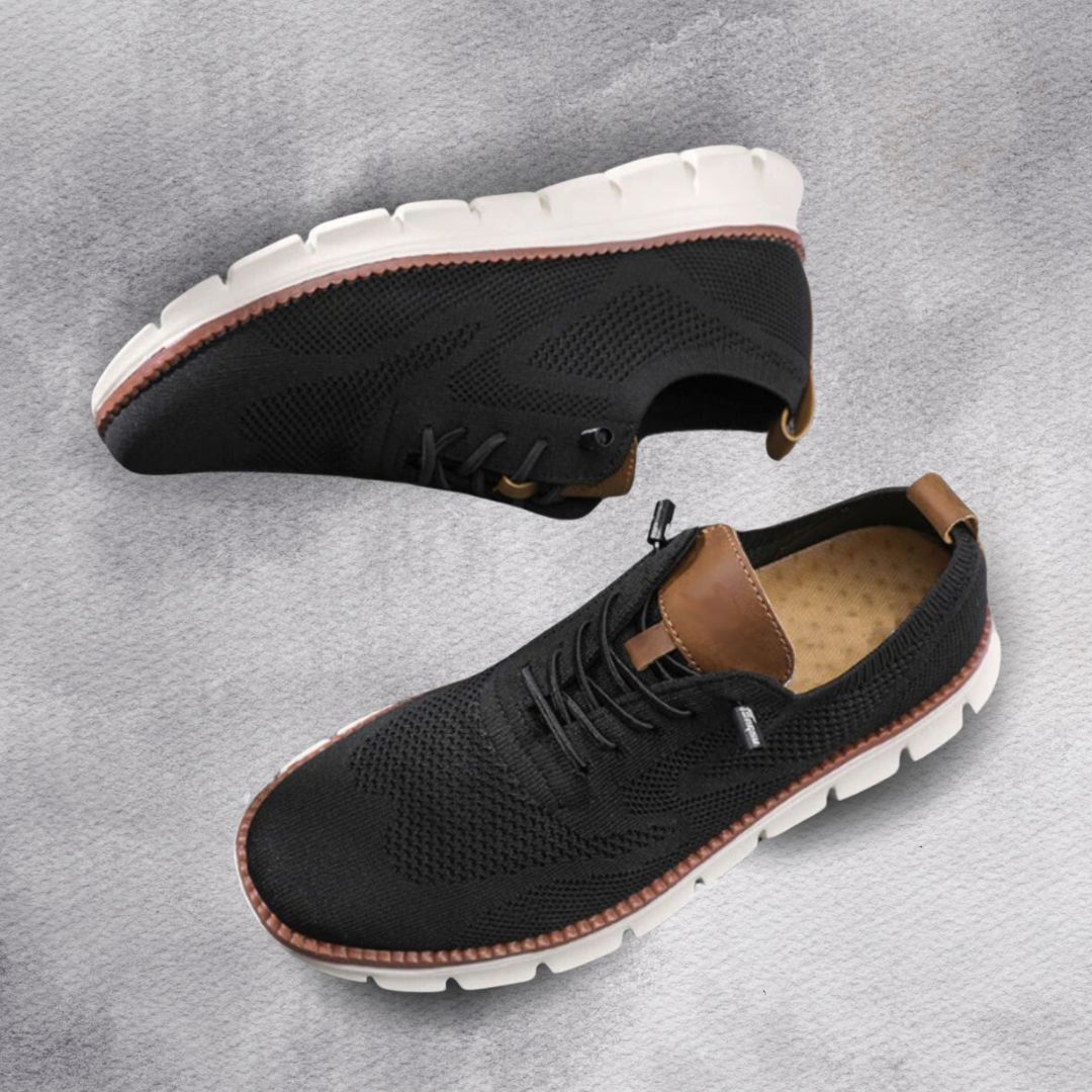 Chaussures respirantes Ultracomfort : noir-blanc