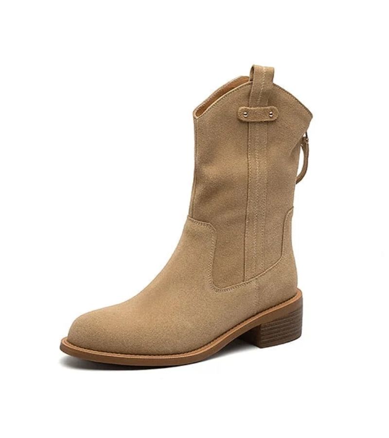 Rodeo | Bottines 100 % cuir velours et semelle en tendon de bœuf