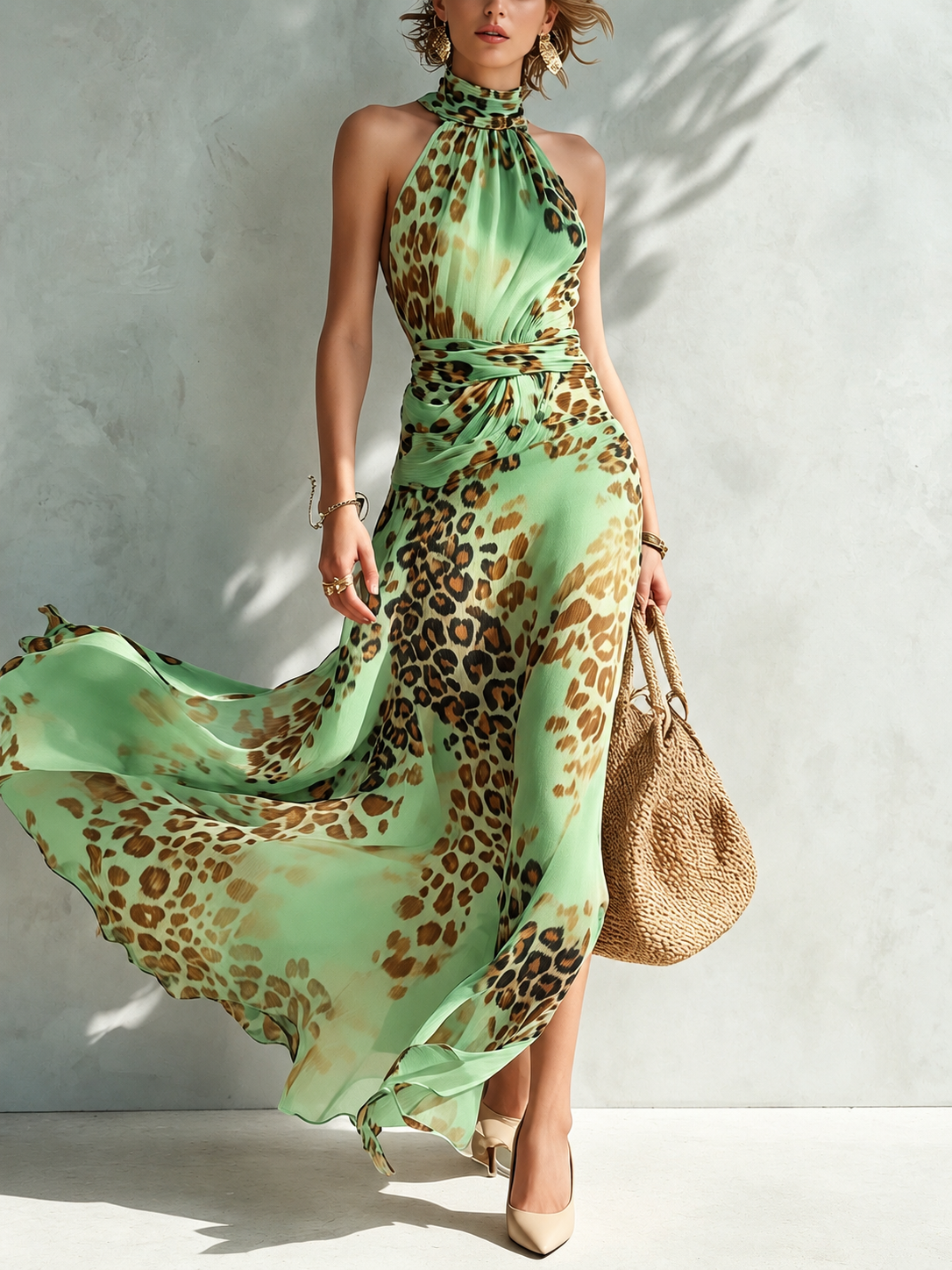 Danielle | Robe à Imprimé Animalier