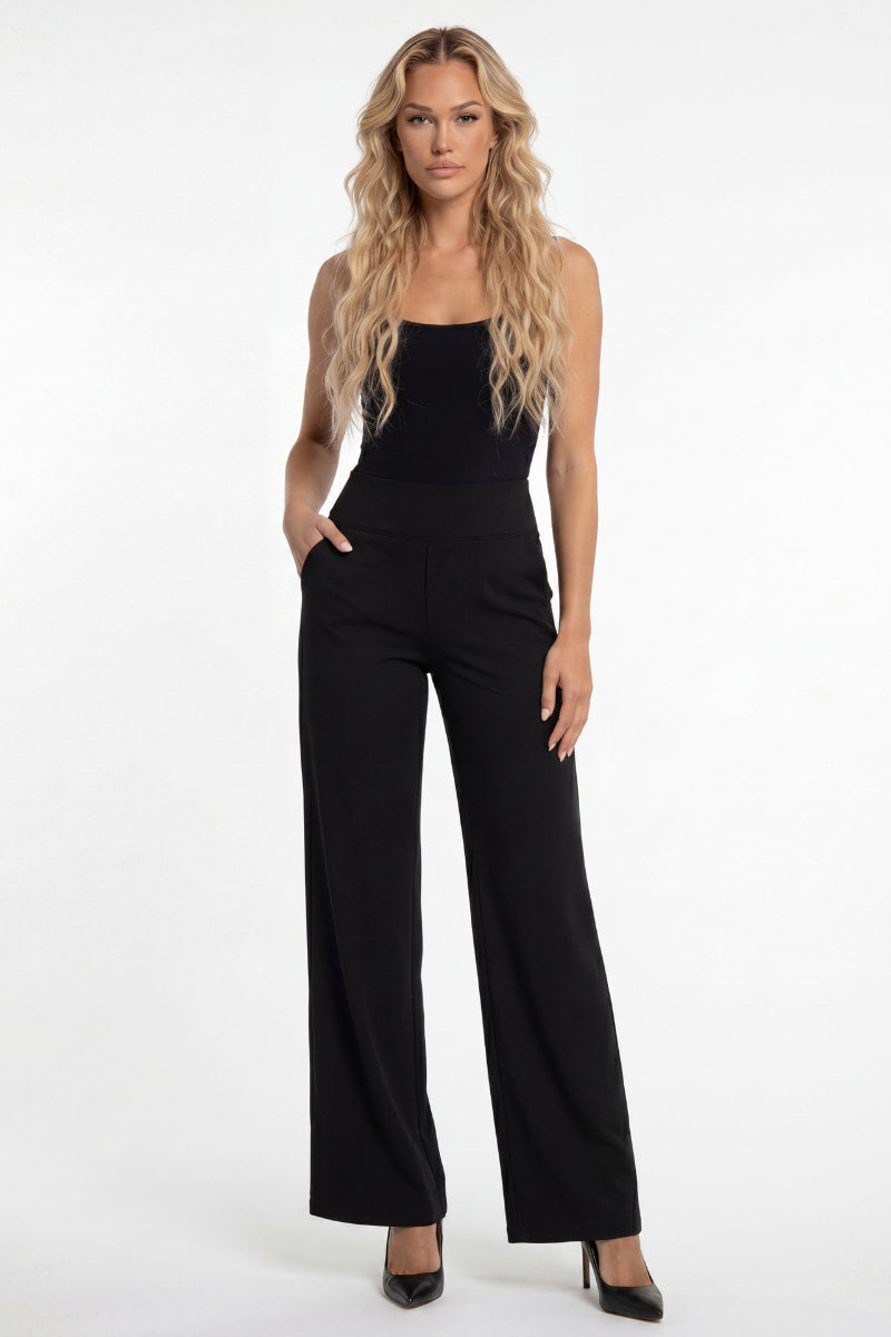 Pantalon élégant à taille élastique