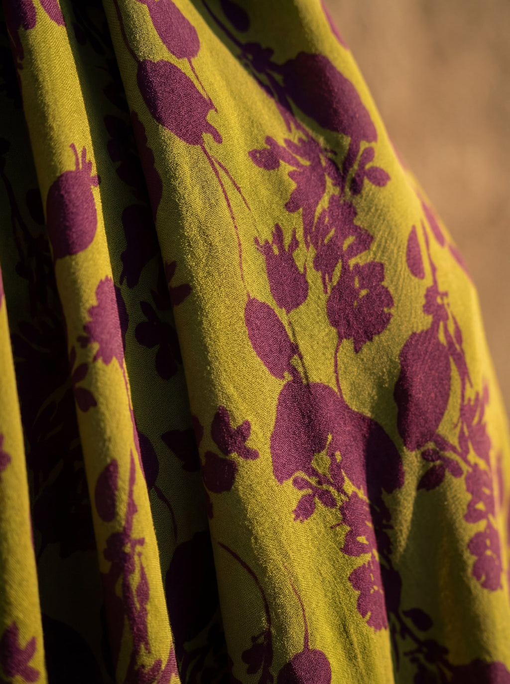 Robe longue maxi fleurie à tombé fluide