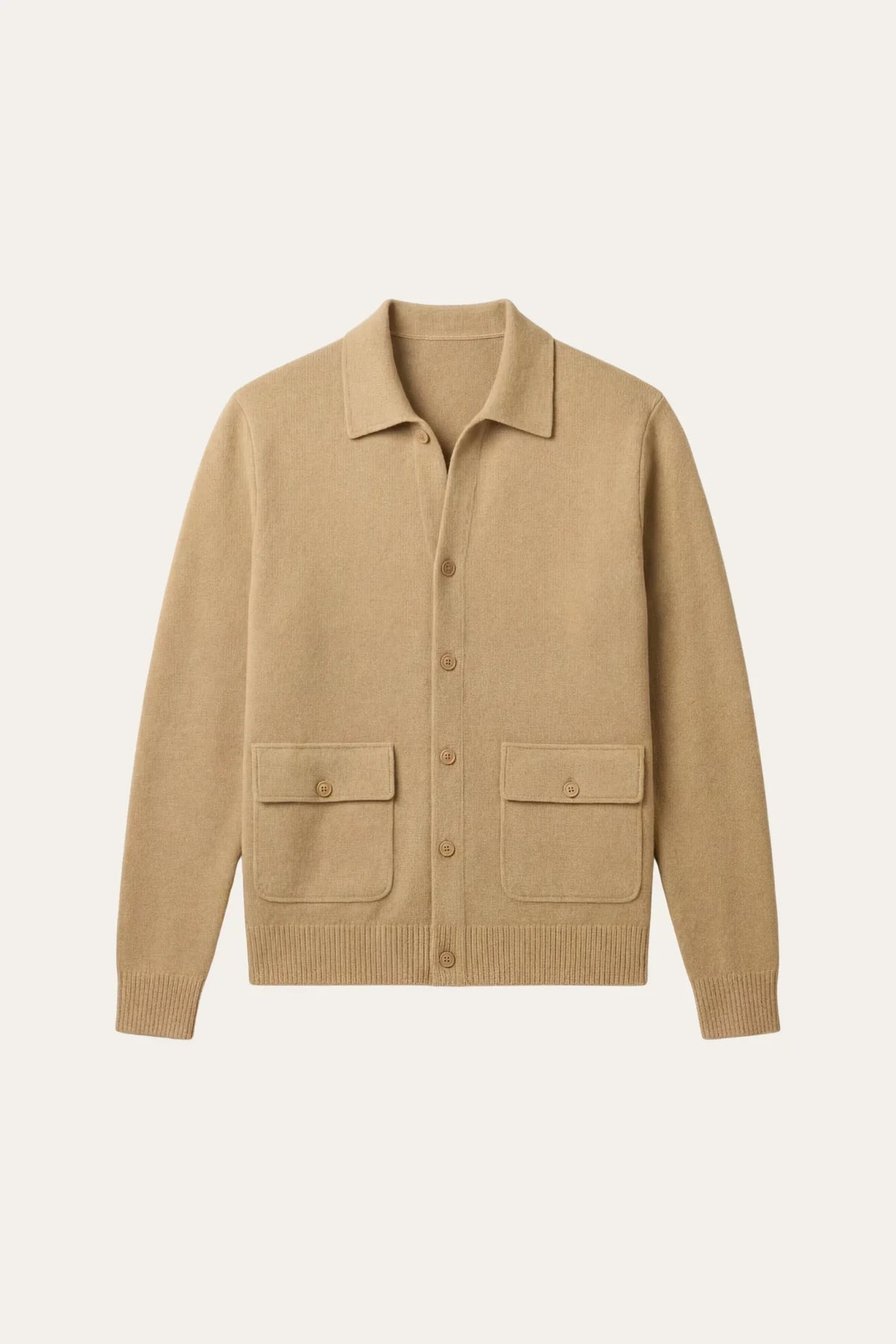Gilet en maille Miliano camel