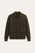 Gilet en maille Miliano vert olive