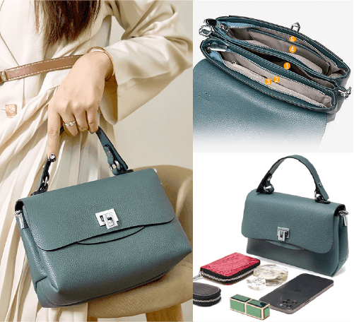 Sac compact en cuir - Melbourn