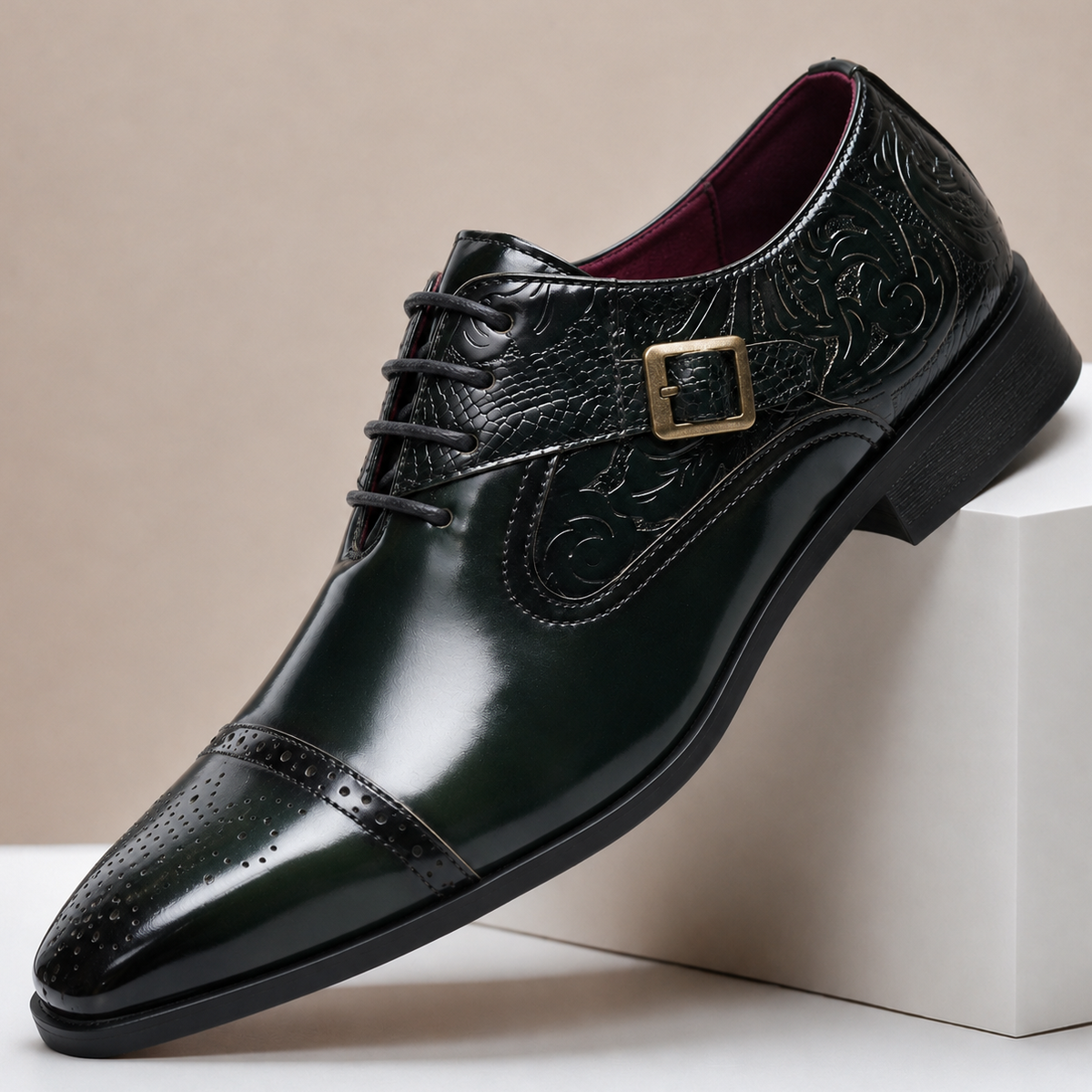 Chaussures Habillées Valerio en Cuir Véritable