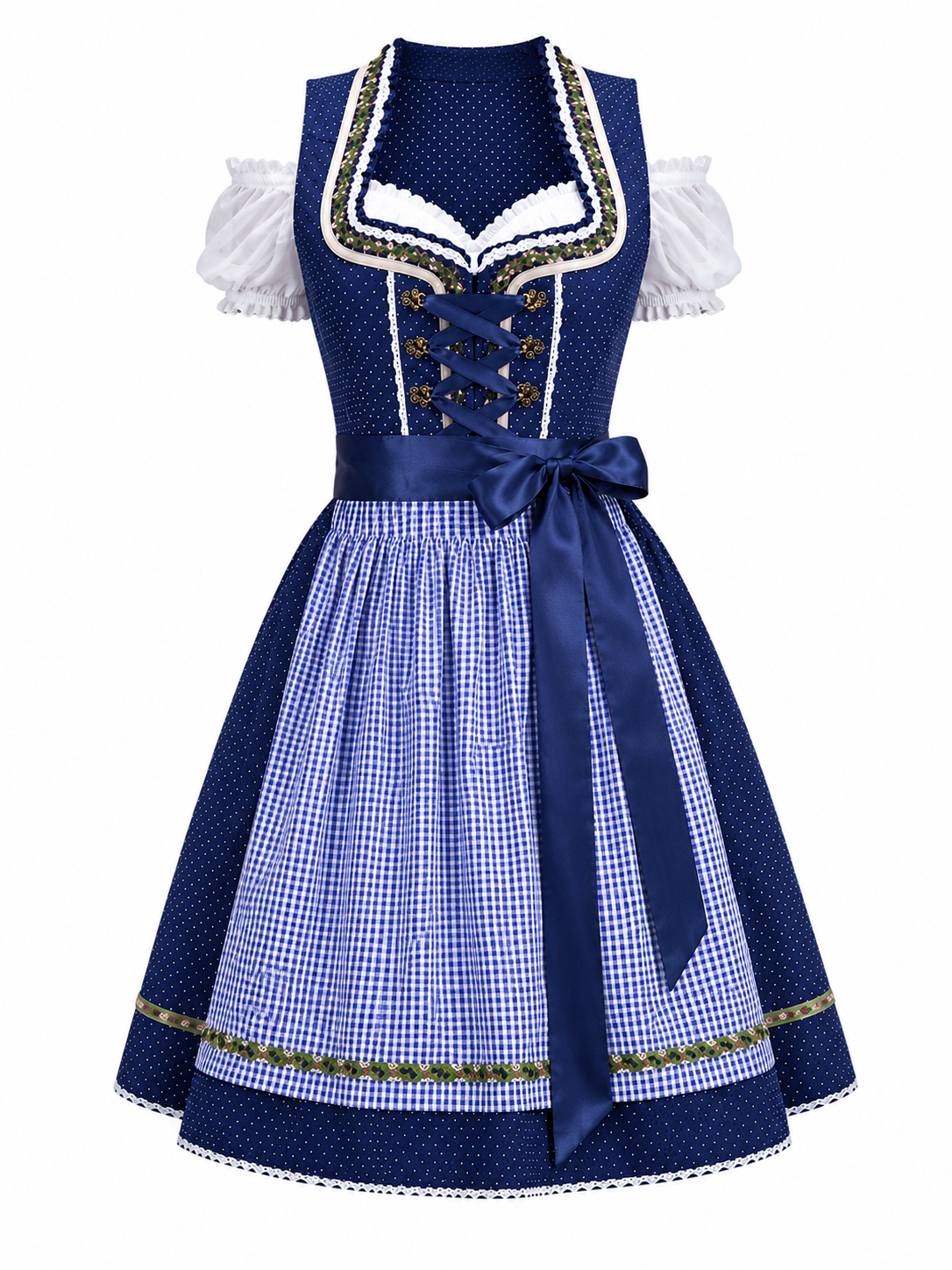 Antonia | Dirndl premium avec tablier dans le style Trachten