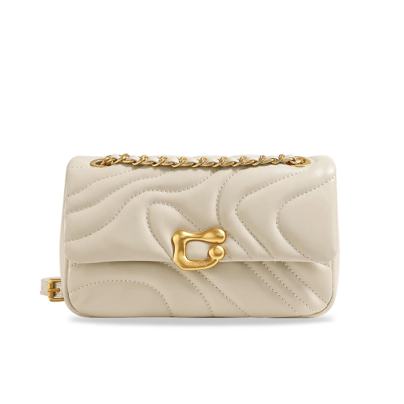 Sac bandoulière moyen en cuir Emma