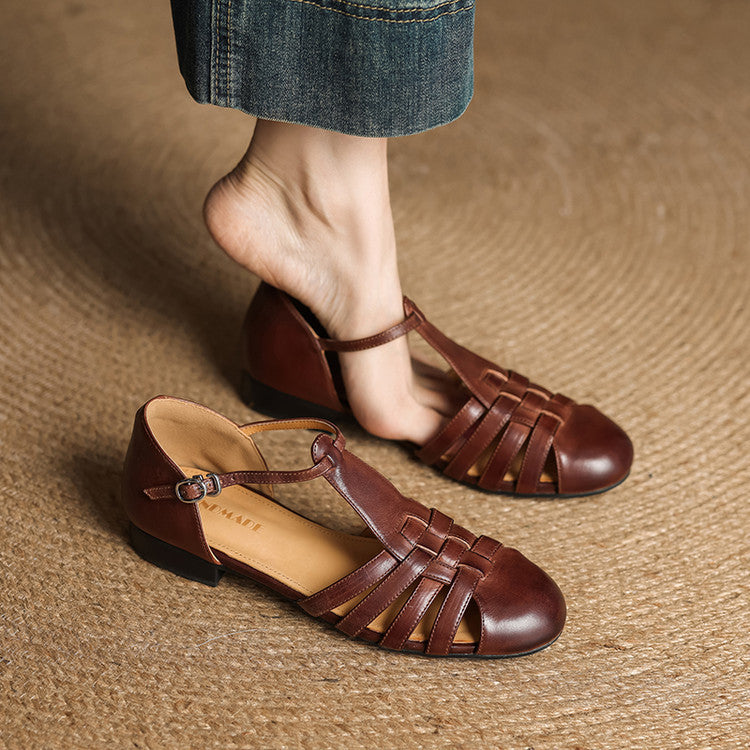 Solene | Orthopädische Leder-Ballerinas