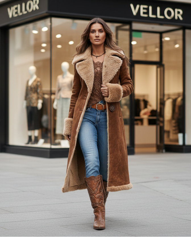 AMELLIER™ | MANTEAU LONG VINTAGE