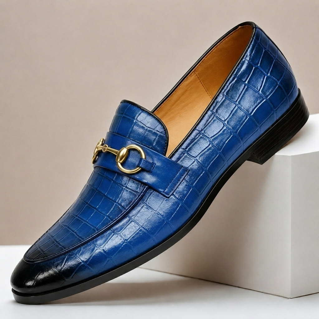 Mocassins Gaspari en Cuir Embossé