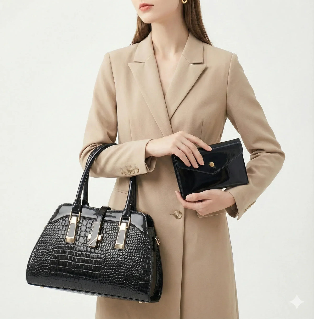 Ensemble sac et portefeuille en cuir - Vian
