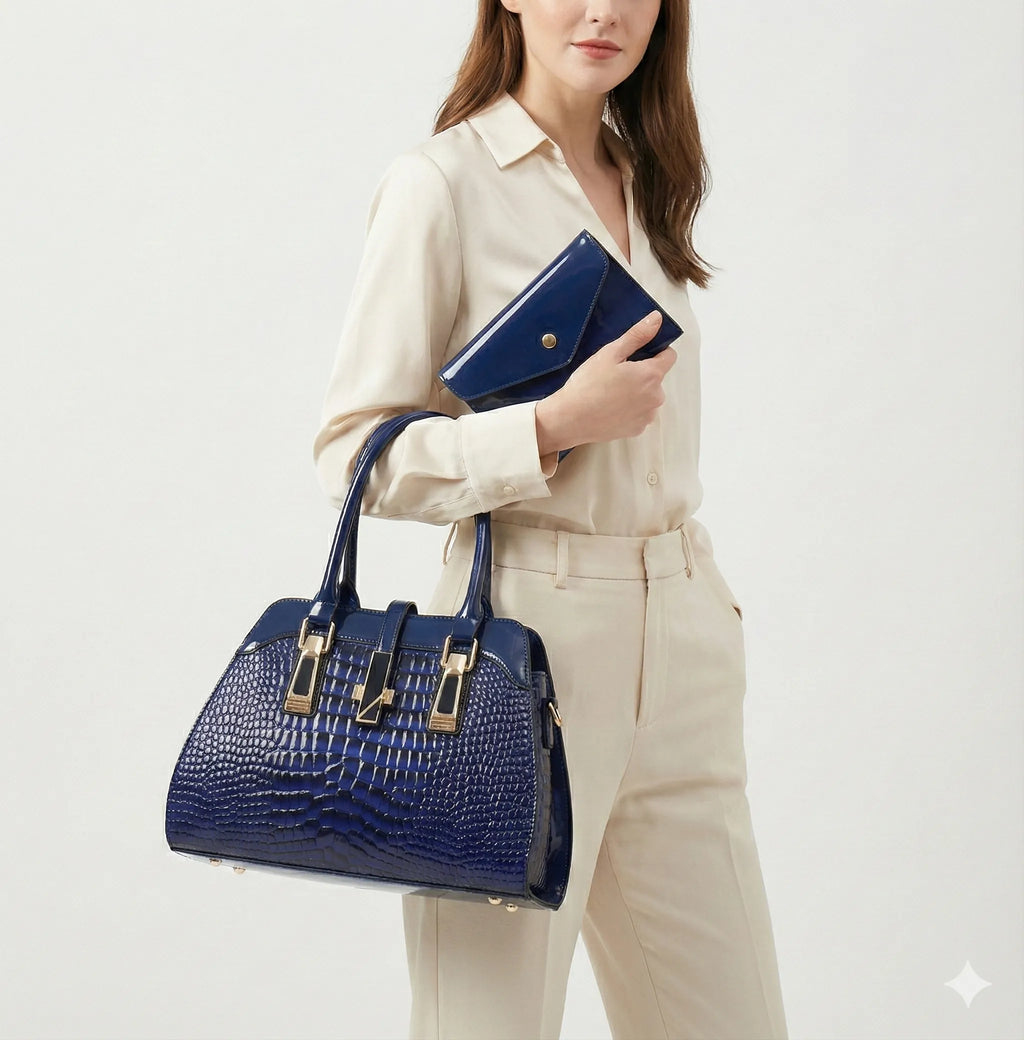 Ensemble sac et portefeuille en cuir - Vian