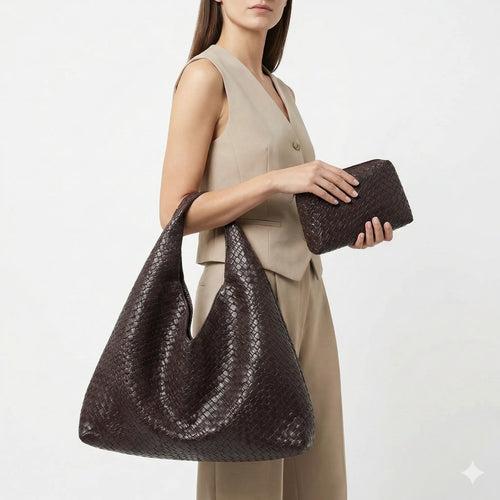 Sac et portefeuille en cuir - Noelle