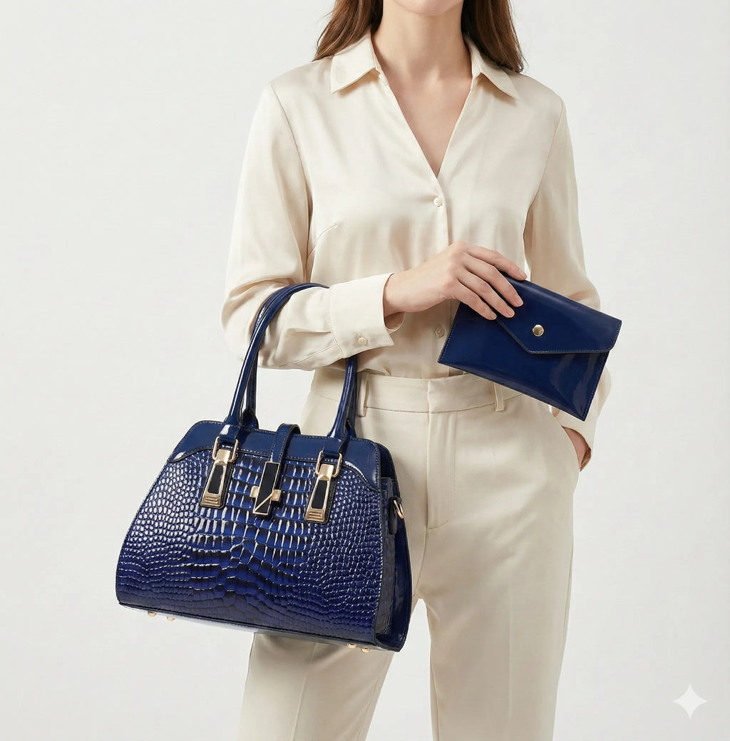 Ensemble sac et portefeuille en cuir - Vian
