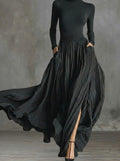 Rachel | Robe Maxi Taille Haute