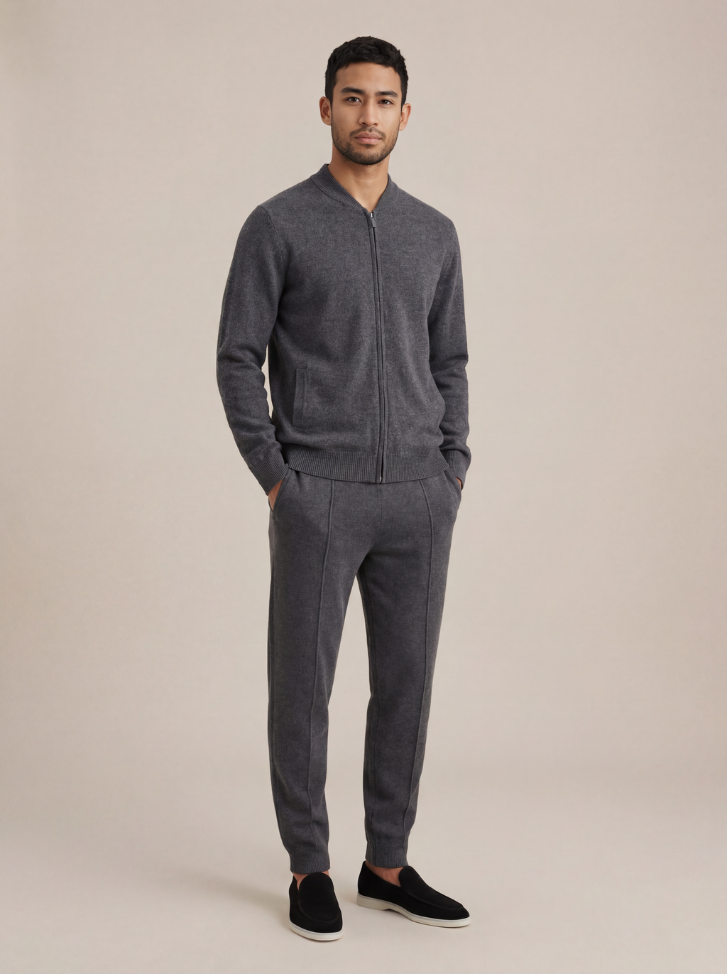 Ensemble Signature gris foncé
