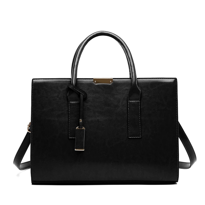 Ensemble sac en cuir + 2 portefeuilles - Zayna