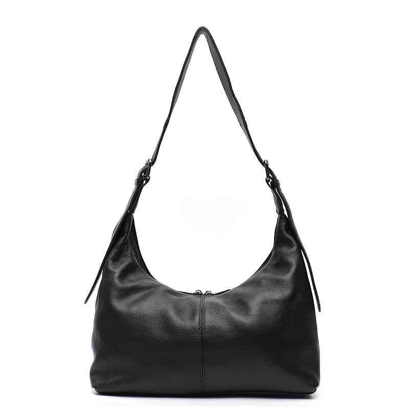 Sac en cuir style besace - Agatha