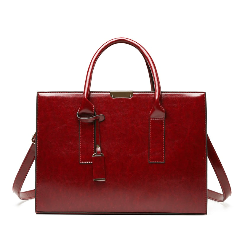 Ensemble sac en cuir + 2 portefeuilles - Zayna