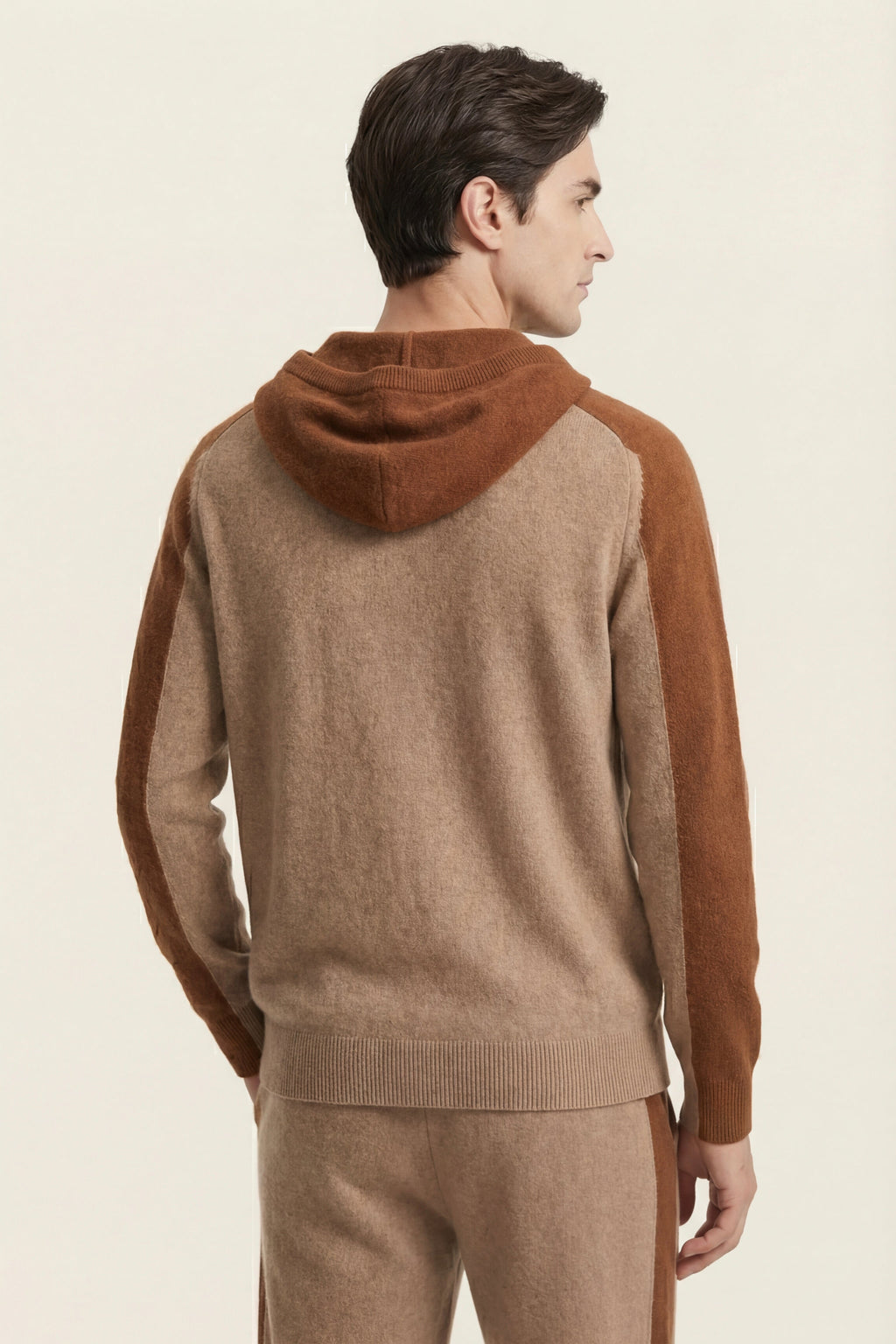 Ensemble Signature beige à capuche