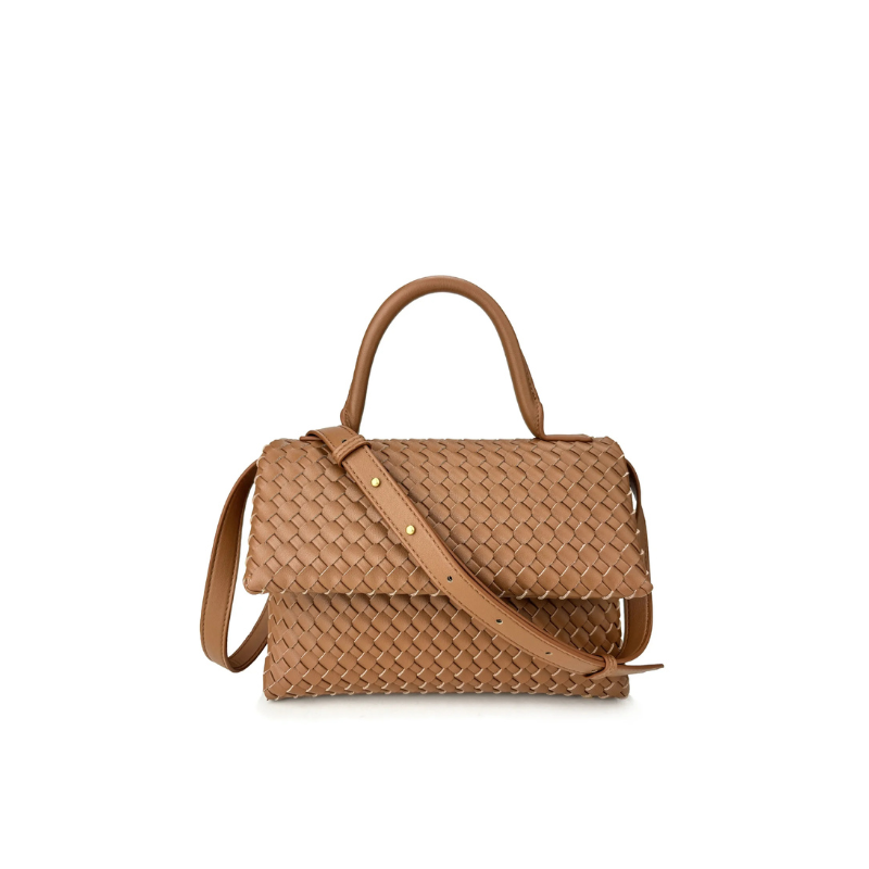 Sac tressé en cuir Débora