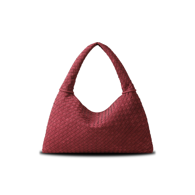 Grand sac en suède tressé Tory