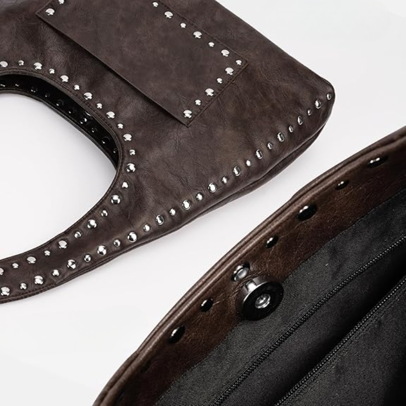 Sac à épaule vintage bohème à clous