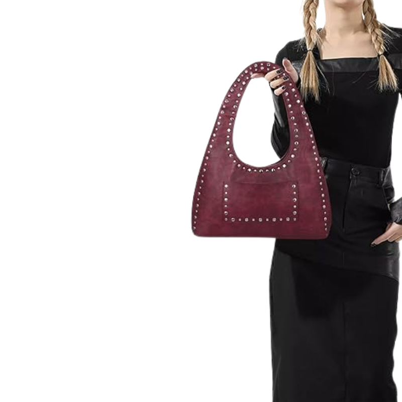 Sac à épaule vintage bohème à clous