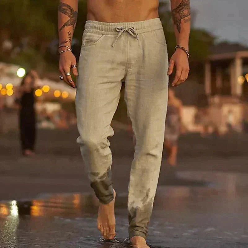 Mateo - Pantalon de plage en lin